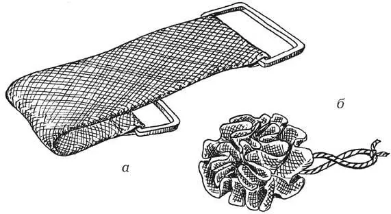 Рис 4 Нейлоновые мочалки а прямоугольная мочалка б мочалкашарик 5 - фото 7