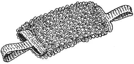 Рис 5 Вязаные мочалкижгуты У лыковых мочалок есть один серьезный недостаток - фото 8