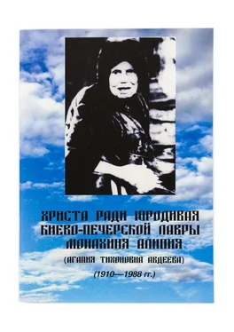 Евгений Кузнецов Христа ради юродивая Киево-Печерской лавры монахиня Алипия обложка книги