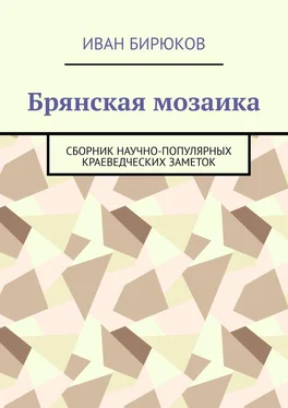 Иван Бирюков Брянская мозаика. Сборник научно-популярных краеведческих заметок обложка книги