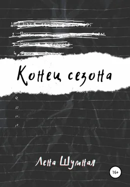 Лена Шумная Конец сезона обложка книги