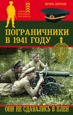 Игорь Петров Пограничники в 1941 году. Они не сдавались в плен обложка книги