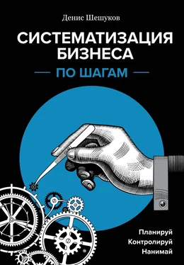 Денис Шешуков Систематизация бизнеса по шагам. Планируй, контролируй, нанимай обложка книги
