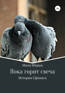 Мила Мираж Пока горит свеча. История Сфинкса обложка книги