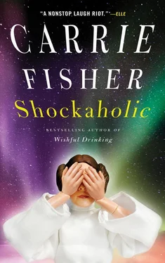 Carrie Fisher Shockaholic обложка книги