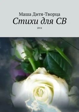 Маша Дитя-Творца Стихи для СВ. 2014 обложка книги