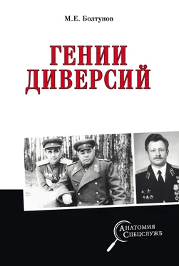 Михаил Болтунов Гении диверсий обложка книги