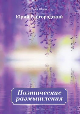 Юрий Райгородский Поэтические размышления обложка книги