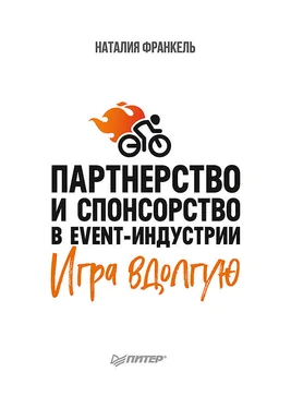 Наталия Франкель Партнерство и спонсорство в event-индустрии. Игра вдолгую обложка книги