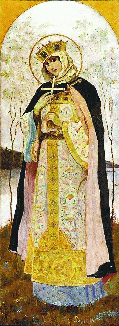 М Nesterov Saint Princess Olha A design from the Kyiv Volodymyr Cathedral - фото 10