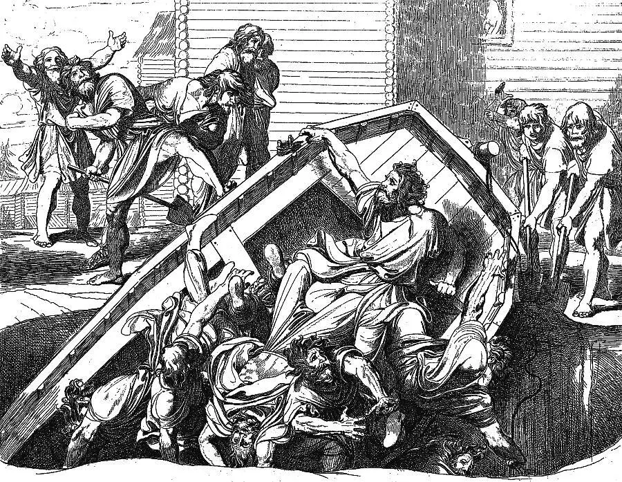 Olhas Revenge on Drevlians idols Print by F Bruni Sviatoslav 931 938 - фото 11