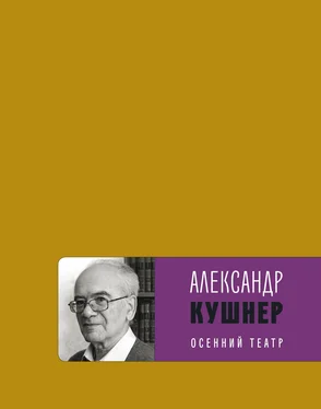 Александр Кушнер Осенний театр обложка книги