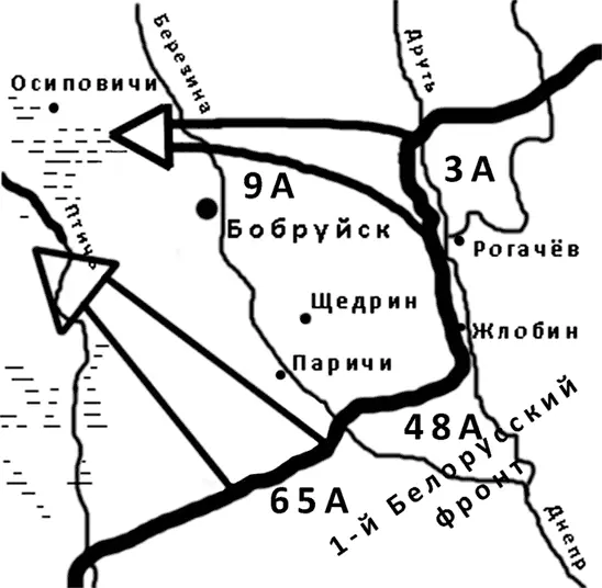 Итоговый план действий войск фронта согласно директиве Ставки от 31 мая Здесь - фото 16