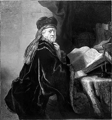 Рембрандт Ученый за столом с книгами 1634 холст масло Рембрандт - фото 23