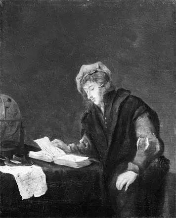 Ян Стен Молодой читатель 1660е дерево масло Квирин ван Брекеленкам - фото 27