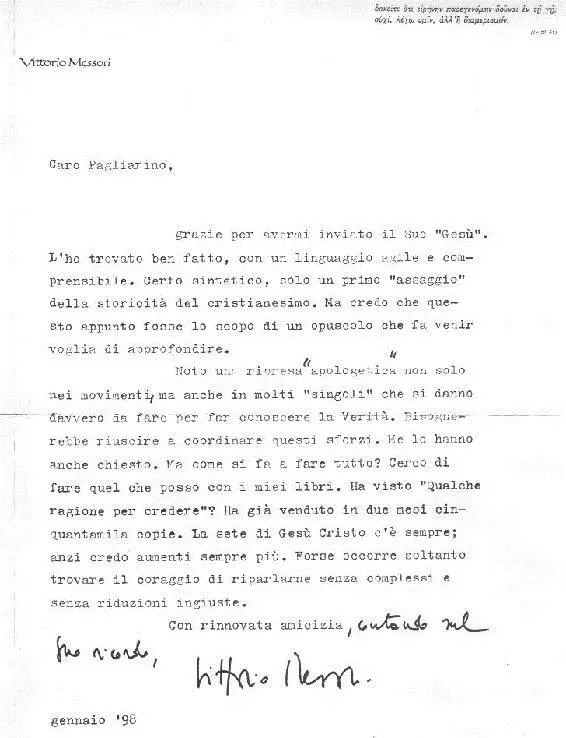 Traducción de la carta precedente Querido Pagliarino Gracias por haberme - фото 3