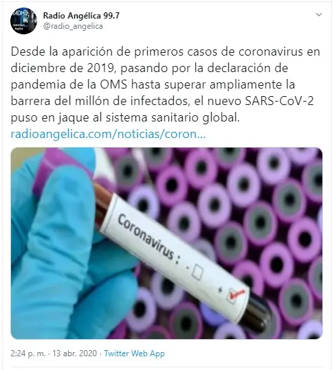 Ilustración 7 Tweet Declaración de Pandemia Un virus desconocido hasta ese - фото 3