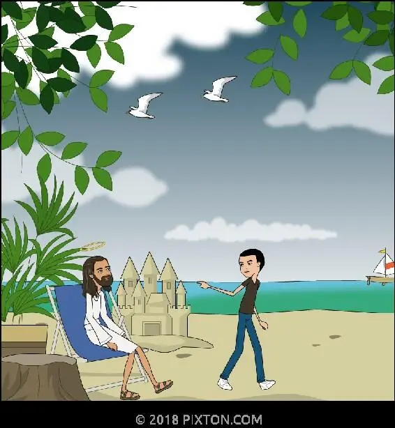 Le maître rassembla ses disciples au bord de la mer et une grande foule se - фото 2