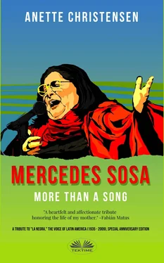 Anette Christensen Mercedes Sosa – More Than A Song обложка книги