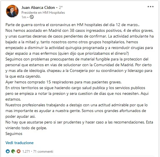 Foto 12 LinkedIn Rapporto di guerra contro il CV negli Ospedali HM 12 marzo - фото 6