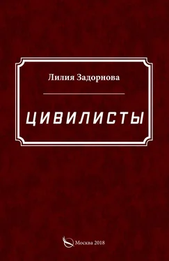 Лилия Задорнова Цивилисты обложка книги