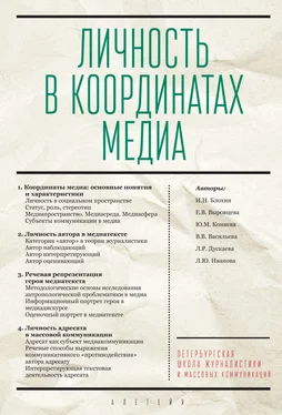 Коллектив авторов Личность в координатах медиа обложка книги