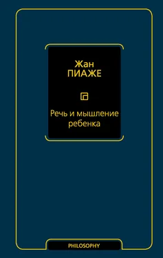 Жан Пиаже Речь и мышление ребенка обложка книги