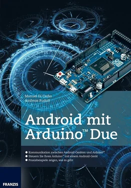 Manuel di Cerbo Android mit Arduino™ Due обложка книги