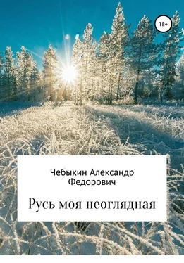 Александр Чебыкин Русь моя неоглядная обложка книги
