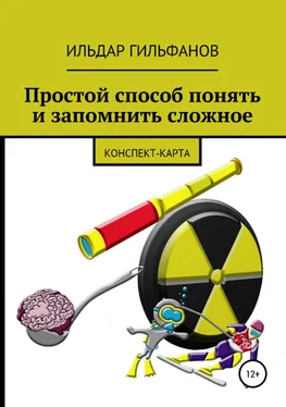 Ильдар Гильфанов Простой способ понять и запомнить сложное: Конспект-карта обложка книги