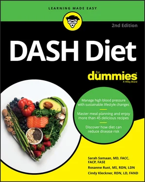 Sarah Samaan DASH Diet For Dummies обложка книги