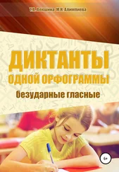 Татьяна Векшина - Диктанты одной орфограммы. Безударные гласные