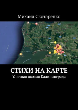 Михаил Скотаренко Стихи на карте. Уличная поэзия Калининграда обложка книги