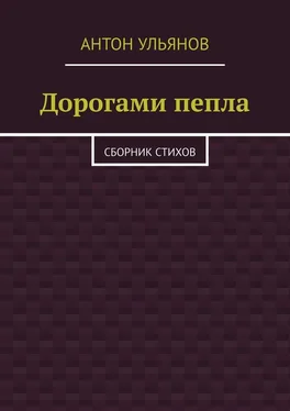 Антон Ульянов Дорогами пепла. Сборник стихов обложка книги