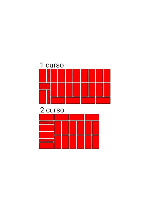 Fig10 El orden de colocación de ladrillos en la restricción vertical de la - фото 10