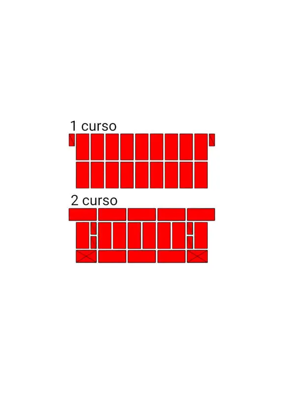 Fig13 A ordem de colocar tijolos em uma seção de paredes entre as aberturas - фото 13