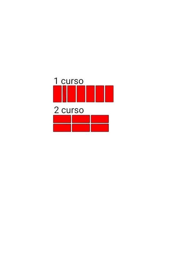 Fig7 A ordem de colocação de tijolos na restrição vertical da parede de - фото 7