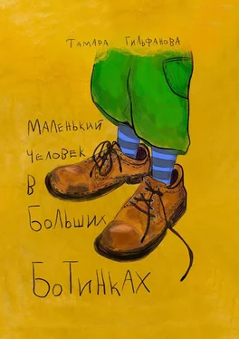 Тамара Гильфанова Маленький человек в больших ботинках обложка книги