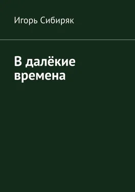 Игорь Сибиряк В далёкие времена обложка книги