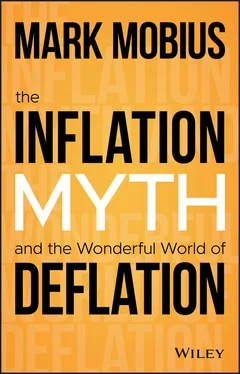 Mark Mobius The Inflation Myth and the Wonderful World of Deflation обложка книги