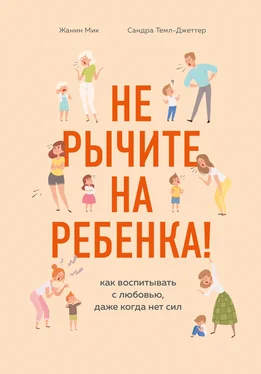 Сандра Темл-Джеттер Не рычите на ребенка! Как воспитывать с любовью, даже когда нет сил обложка книги