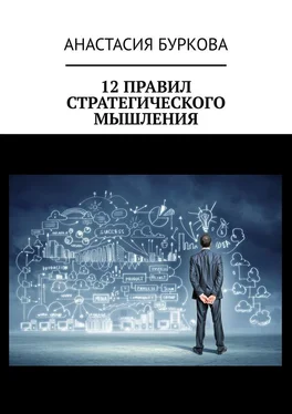 Анастасия Буркова 12 правил стратегического мышления обложка книги