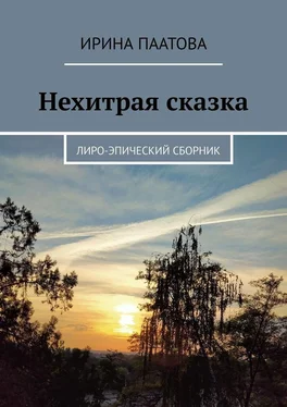 Ирина Паатова Нехитрая сказка. Лиро-эпический сборник обложка книги