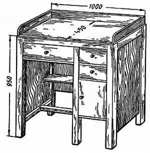 Фиг 1 Образец верстака Верстак устанавливают перед окном открытым для - фото 1