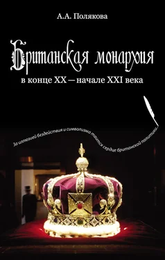 Арина Полякова Британская монархия в конце XX — начале XXI века обложка книги