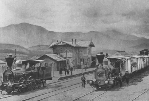 Небольшая железнодорожная станция в Грузии Фото 1890х гг Димитра - фото 19