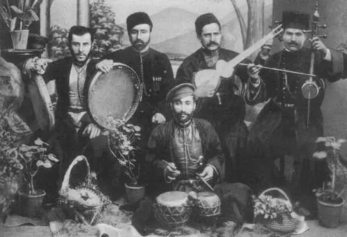Традиционный грузинский музыкальный ансамбль Фото 1900х гг Дом в Мирзаани - фото 33