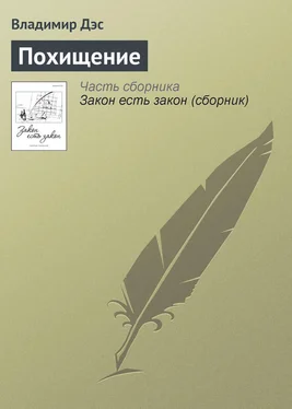 Владимир Дэс Похищение обложка книги