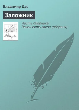 Владимир Дэс Заложник обложка книги