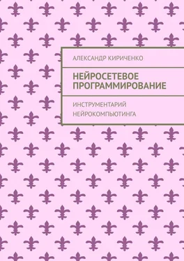 Александр Кириченко Нейросетевое программирование. Инструментарий нейрокомпьютинга обложка книги